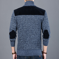 2022 gruba nowa marka modowa sweter dla mężczyzn sweter Slim Fit swetry dzianina ciepłe, jesienne Casual koreański styl odzież męska 6